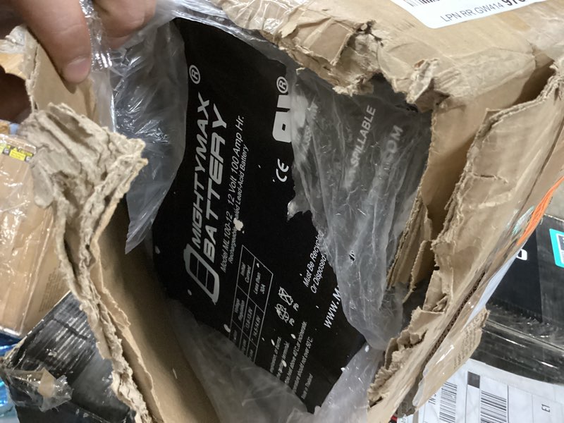 Condition photo showing Good Condition for MIGHTY MAX BATTERY 12-Volt 100 Ah Rechargeable Sealed Lead Acid (SLA) Battery