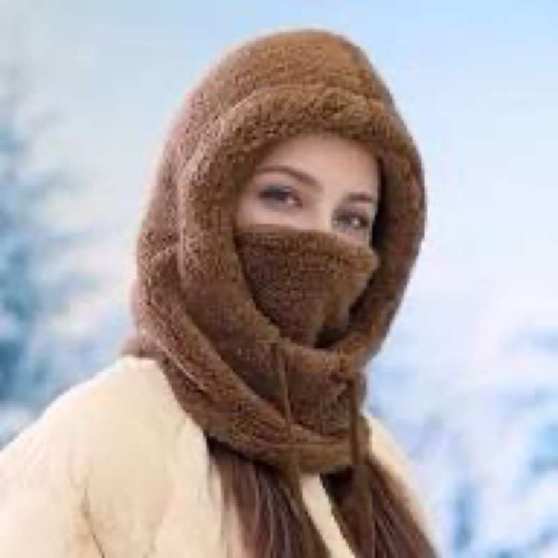 VELAI Balaclava Fleece Ski Mask for Men Women Winter Face Masks Windproof Hooded Scarf Cold Weather 