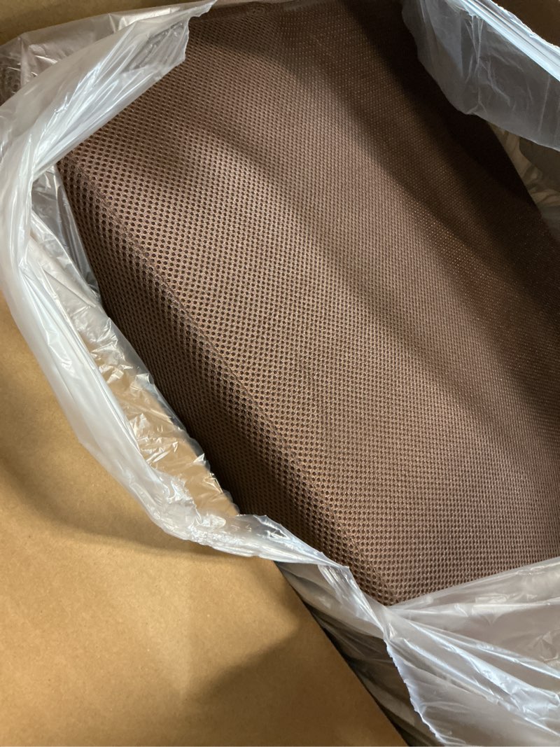 Condition photo showing Good Condition for balapet recliner cushions for long sitting, egg crate foam recliner cushion for elderly reduces muscle fatigue and provides air flow, extra large non-slip seat cushion with back support(20*20*4in) coffee 20×20×4in