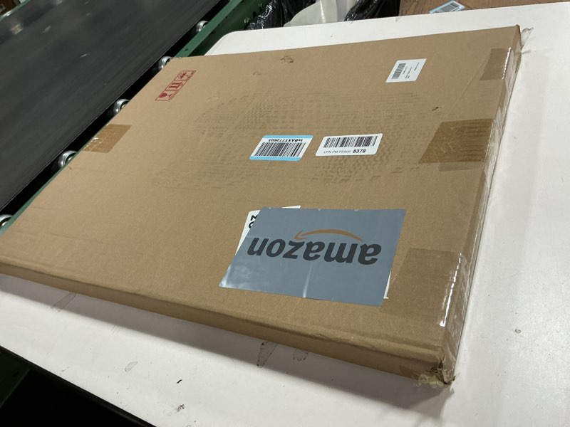 Condition photo showing New/Like New for 16x20 Picture Frame, HD Real Glass 16x20 Vintage Photo Frame, 16 by 20 Poster Frame with Gold Border Horizontal & Vertical Display for Tabletop or Wall Decor (1 Pack) Gold 16x20