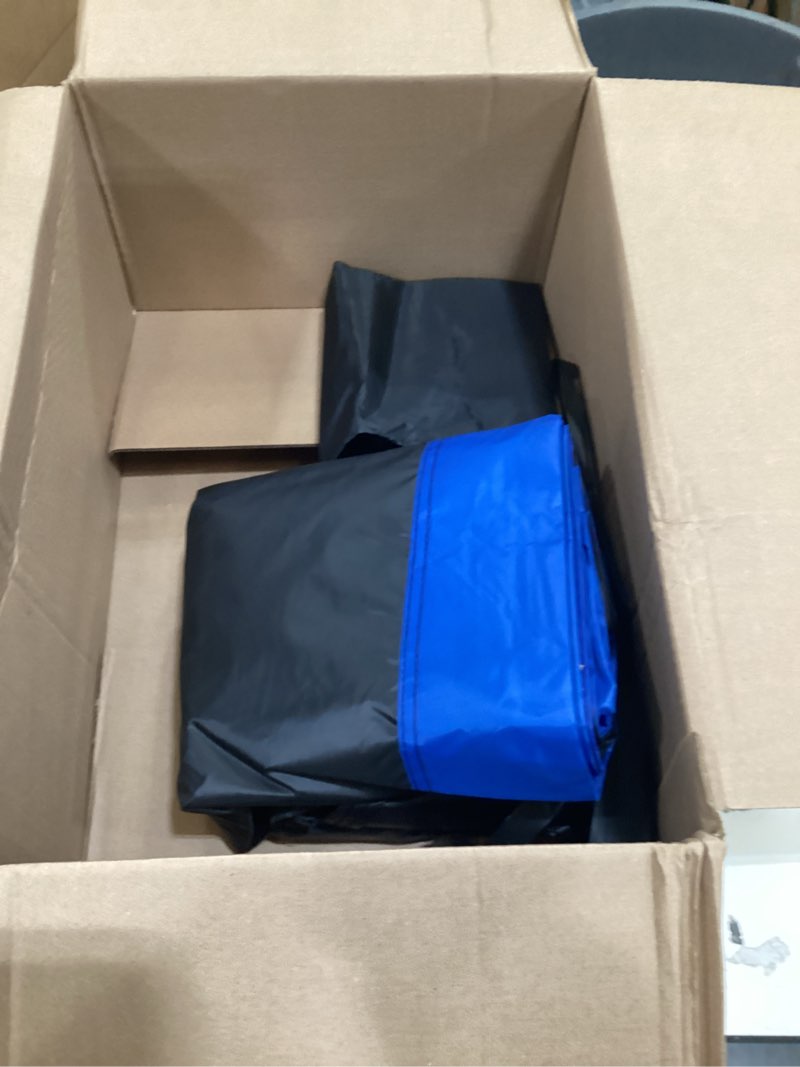 Condition photo showing Good Condition for Car Cover for Automobiles All Weather Waterproof, Universal Fit Sedan Chevrolet Corvette, Ford Fusion, Kia Stinger, Nissan Maxima, Buick Regal, Subaru Legacy, Honda Accord etc. Black-Blue 2 Fit Sedan/Coupe-Length (184 To 193")