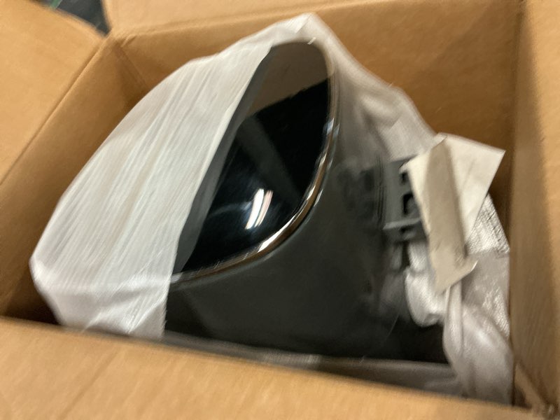 Condition photo showing As Is for OLIXIS Air Fryer 6 Quart with Window Square Air Fryer 12-in-1 Air Fry, Roast, Reheat, Dehydrate, Bake, Steam, Fries, Custard, Chicken, Wings, Sea Food, Vegetabels,400F Grey Grey 6QT