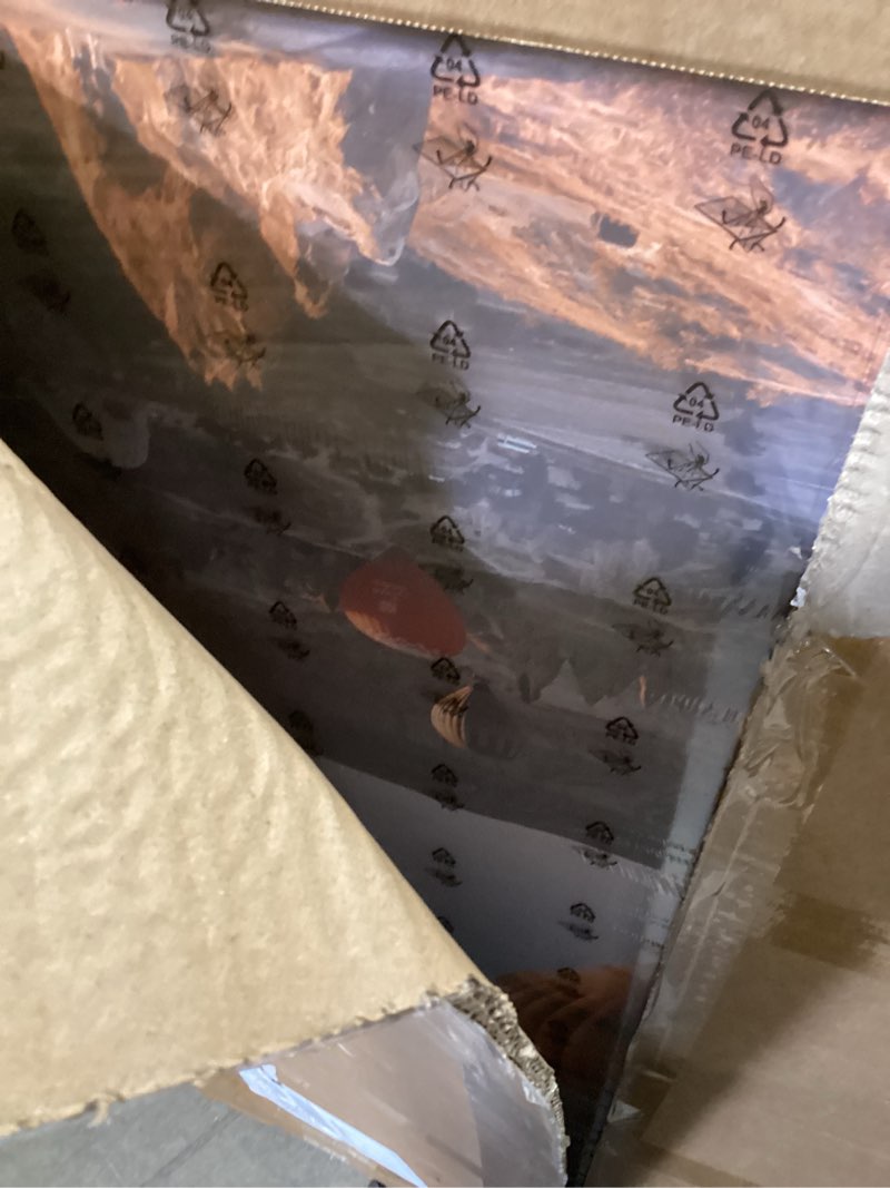 Condition photo showing New/Like New for 28x40 picture frame for wall display, 28x40 black picture frame with shatter resistant plexiglass, stable and sturdy 28 x 40 poster frame for wall display, handpicked gift collection, 1 pack