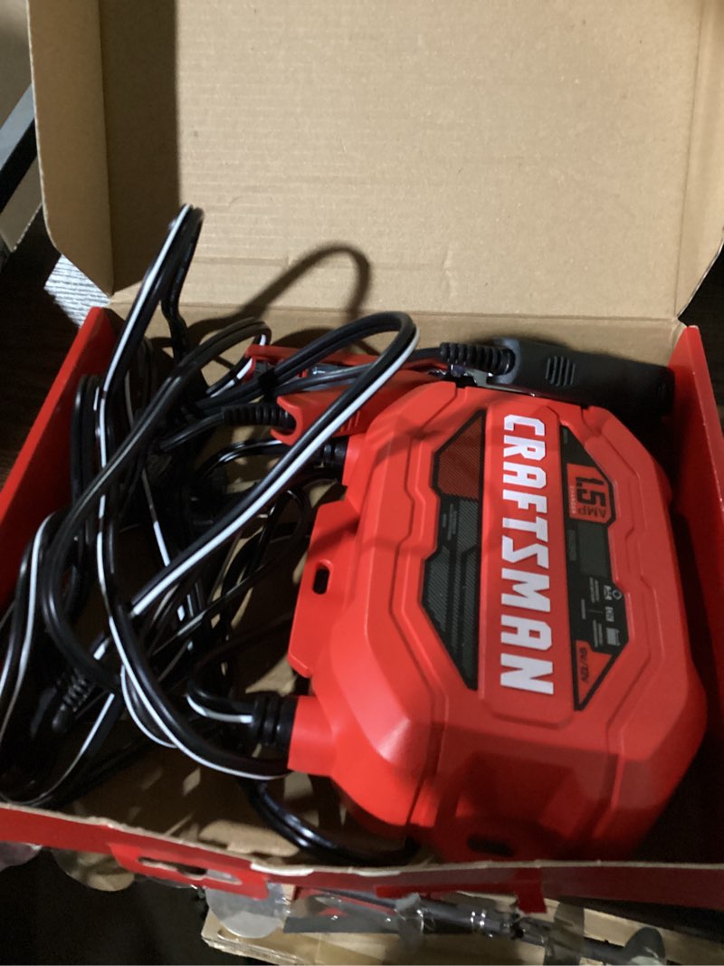Condition photo showing New/Like New for craftsman 1.5-amp 6/12-volt car battery charger