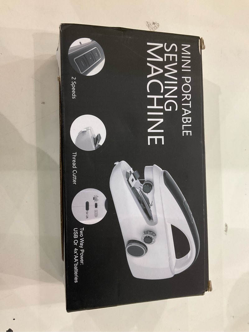 Handheld Sewing Machine,Two dear,Mini sewing machine,Easy to Use and Fast Stitch Suitable for Clothes,Fabrics, Handheld Sewing Machine for Beginners.Black