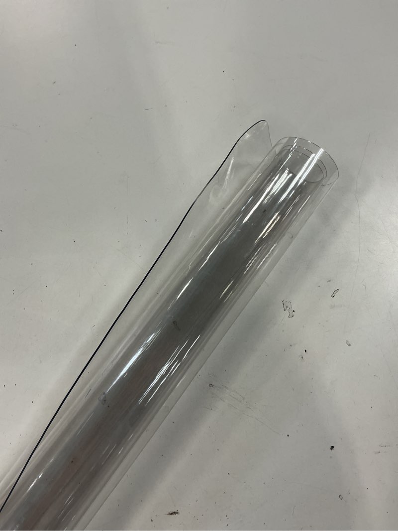 Condition photo showing item condition for custom multisize 1.5mm thick clear pvc table protector cover mat 24x24 in waterproof crystal soft plastic square bedside sofa living room tabletop topper protective desk pad for end table/night stand clear 1.5mm 24“x24”