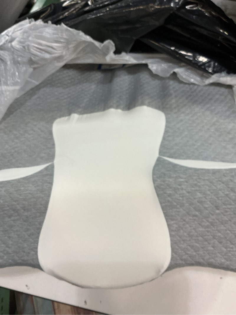 Condition photo showing Good Condition for bed wedge pillow for headboard, ergonomic wedge pillow for sleep apnea memory foam reading pillow for back, neck & head comfortable support-grey
