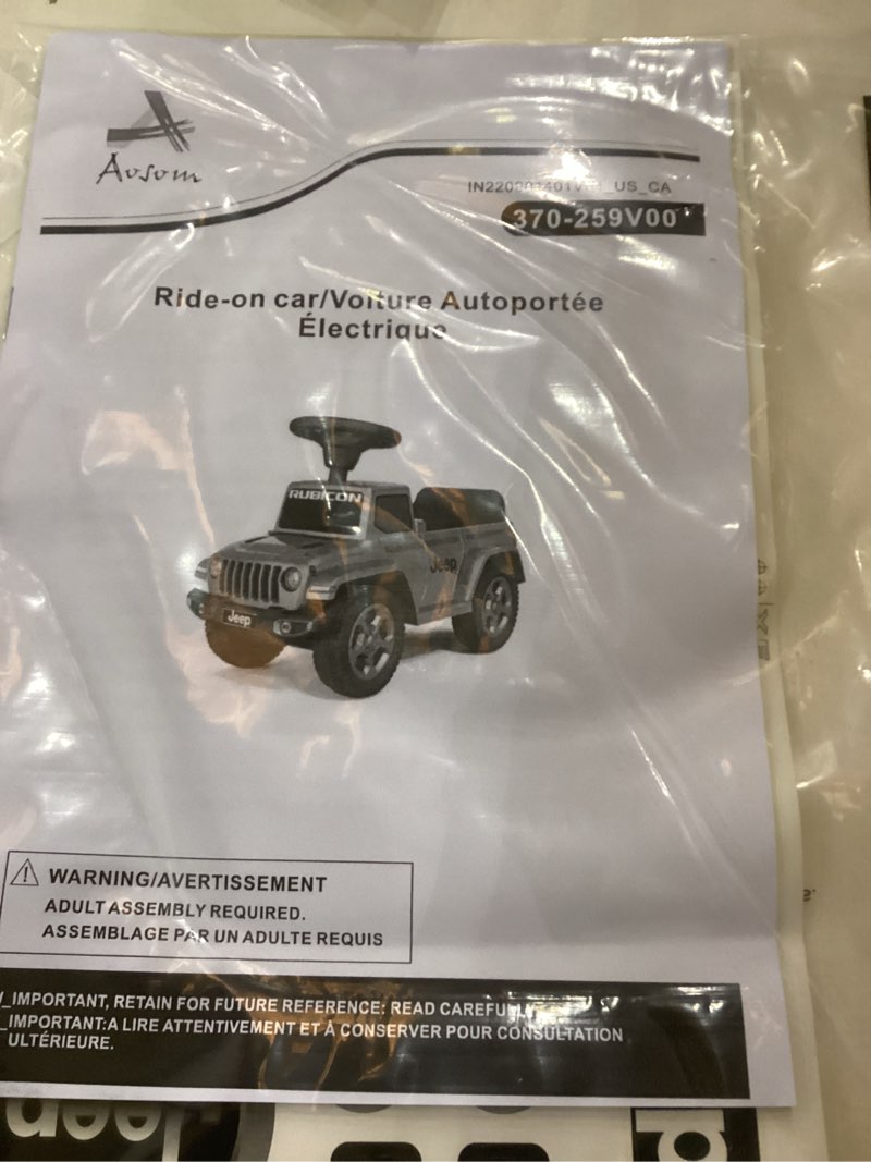  Jeep Ride-on car/Vorture Autoportée Électrique