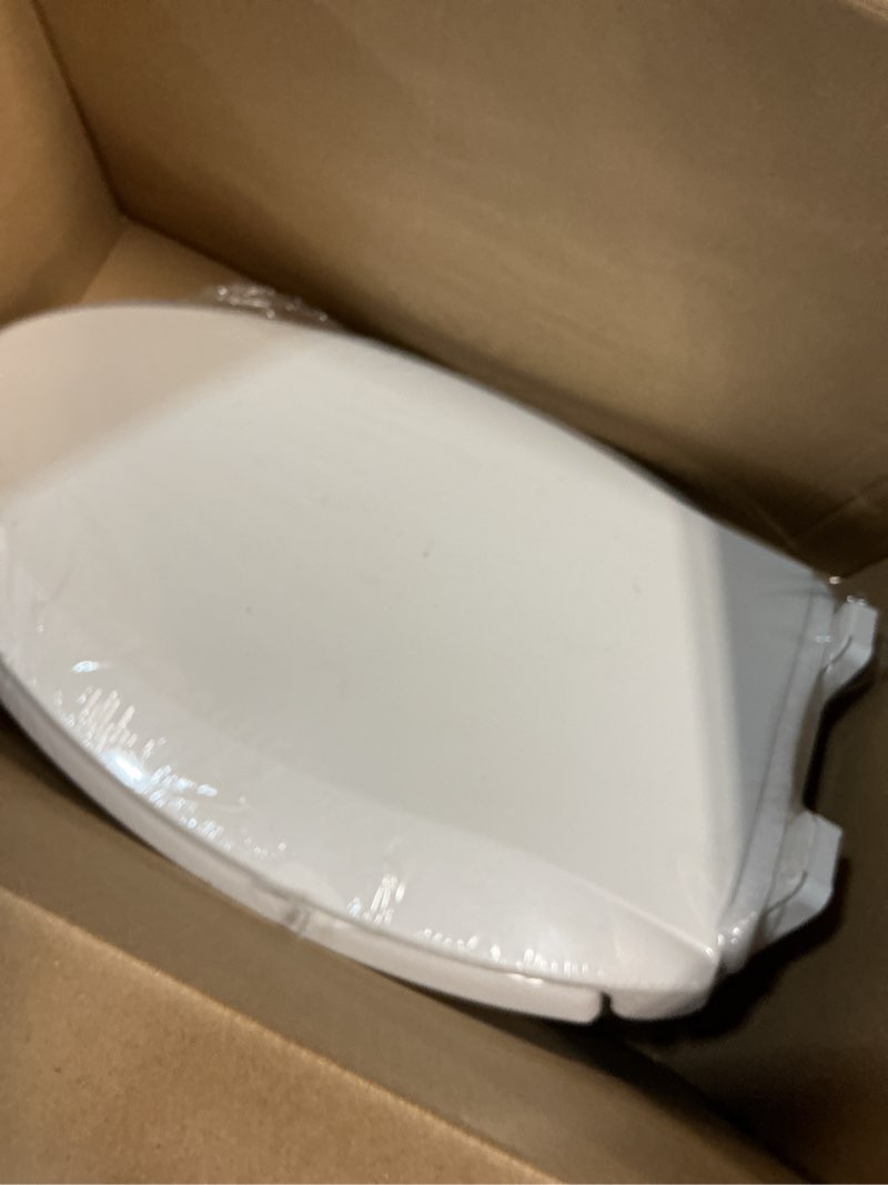 Condition photo showing New/Like New for Toilet Seat, Elongated Toilet Seat with Toddler Seat Built in, Potty Training Toilet Seat Elongated Fits Both Adult and Child, with Slow Close and Magnets- Elongated