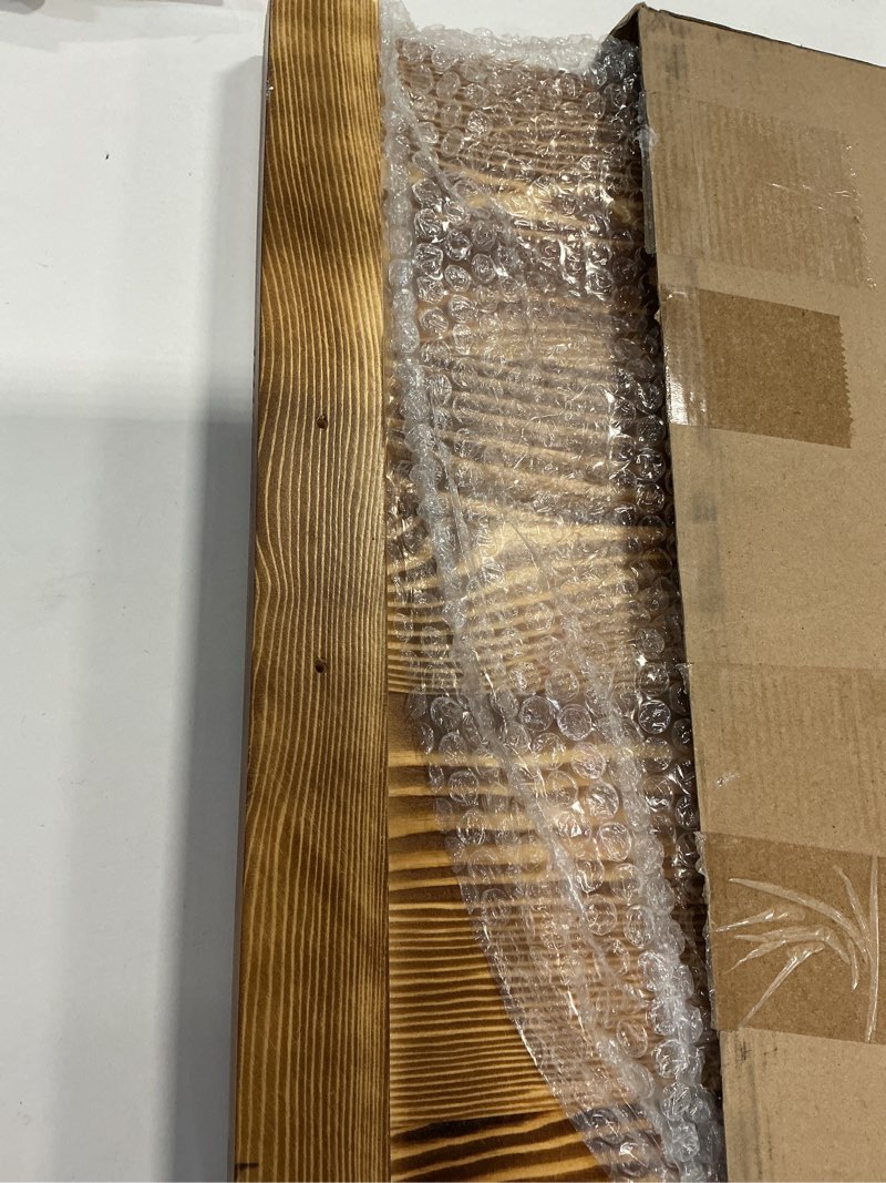 Condition photo showing Good Condition for Maxdot Rv Stove Top Cover Board Wood Noodle Board Camper Stove Top Cover Countertop Cutting with 5 Pcs Adjustable Non-Slip Rubber Feet Legs Juice Groove for Trailer Gas Burner Electric Range Kitchen