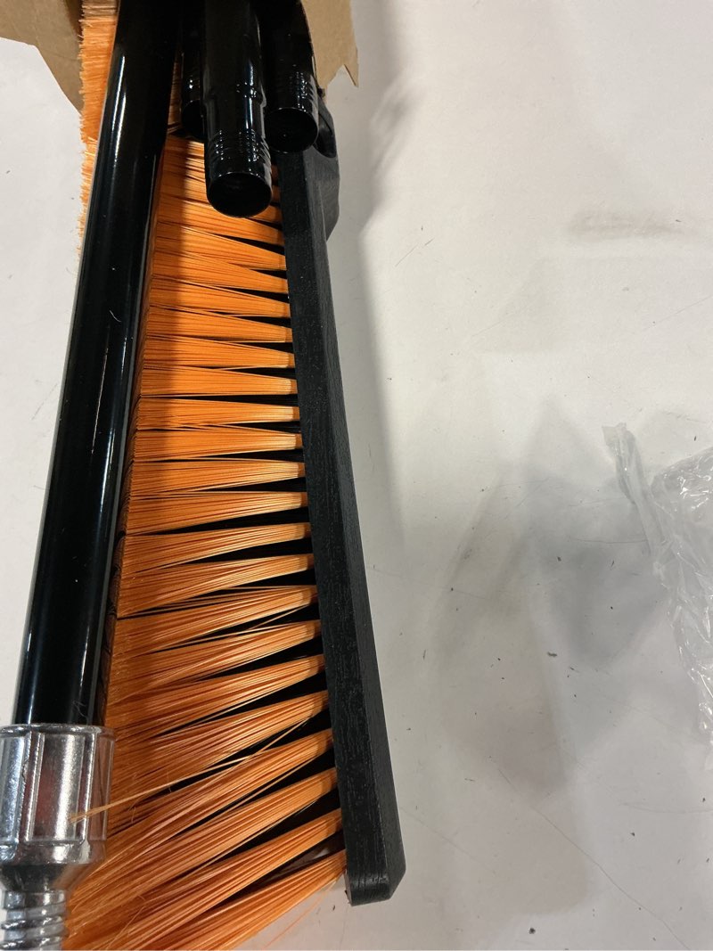 Condition photo showing item condition for PBHEPJ 24 Inchs Push Broom Outdoor Heavy Duty, Shop Broom with 60" Long Bandle for Cleaning Outdoor or Indoor Tile, Garage, Shop, Deck, Concrete, Wood, Stone, Patio Floor 1