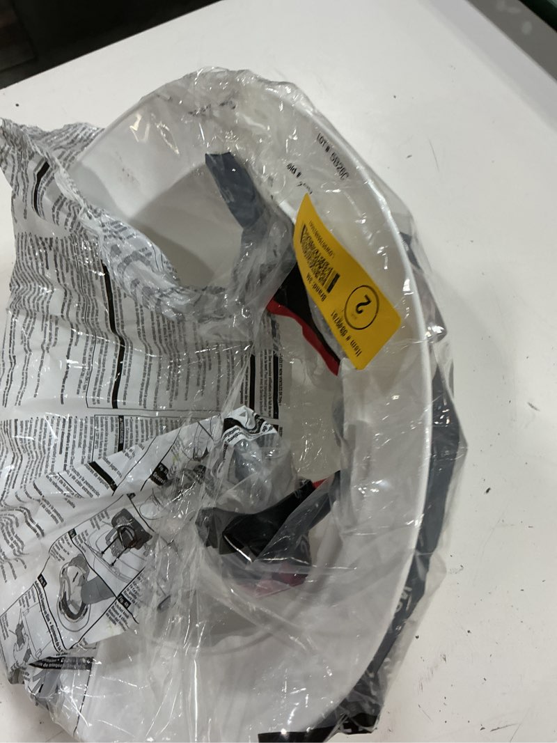 Condition photo showing As Is for 3m securefit 4-point ratchet full brim hard hat white