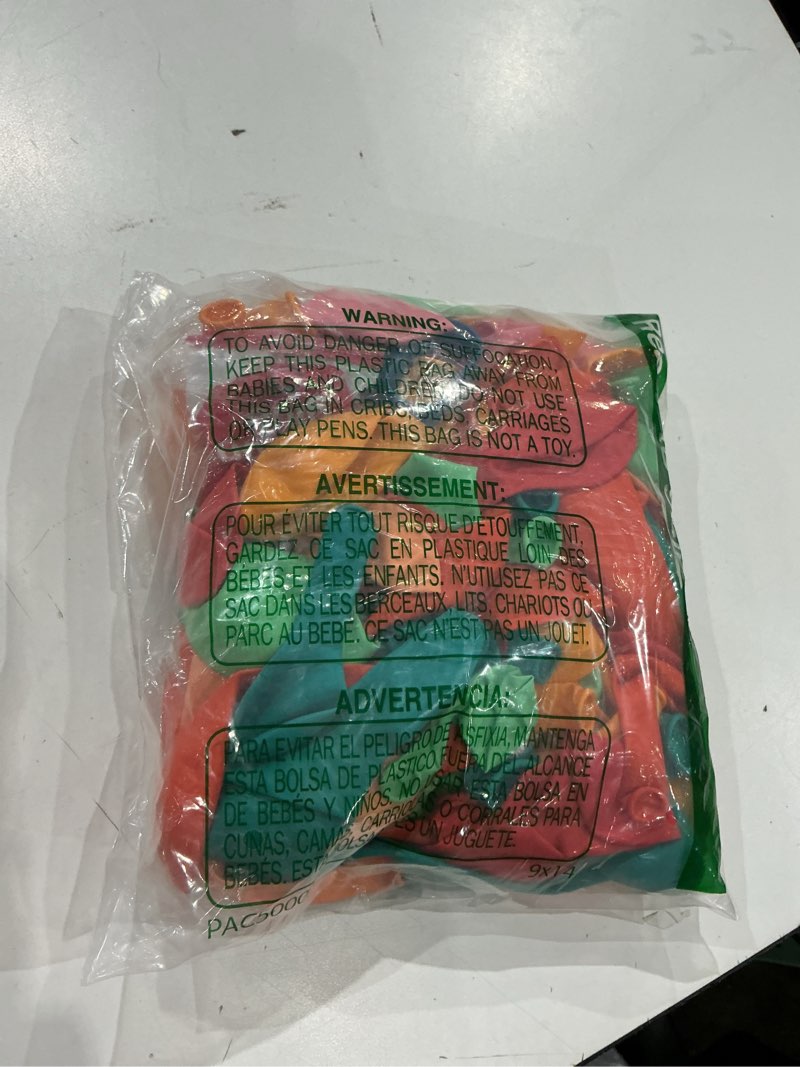 Condition photo showing Good Condition for 170pcs tropical hawaiian balloon garland arch kit, orange pink teal blue light green yellow red colo