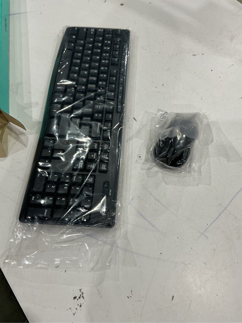 Condition photo showing Good Condition for logitech mk270 wireless keyboard and mouse combo for windows, 2.4 ghz wireless, compact mouse, 8 multimedia and shortcut keys, 2-year battery life, for pc, laptop - black black 1 pack combo