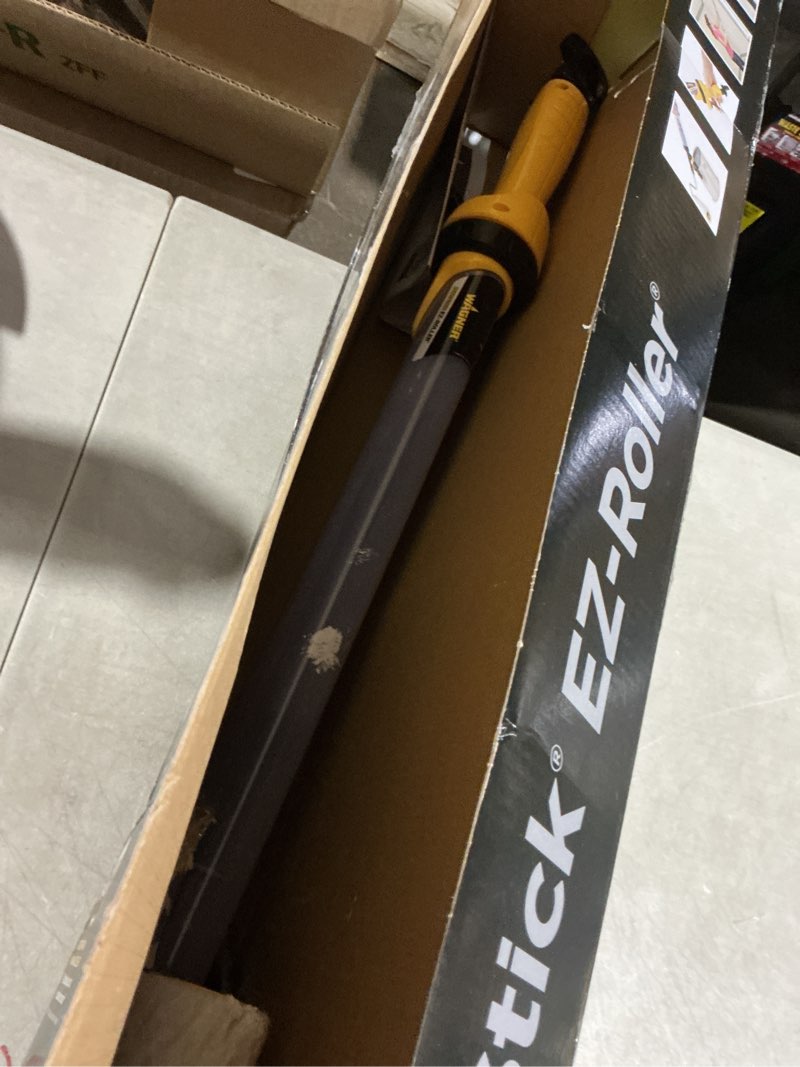Condition photo showing As Is for Wagner Spraytech 2419329 PaintStick EZ Roller Paint Roller, Long Handle Extension Roller for Painting Interior Walls and Ceilings