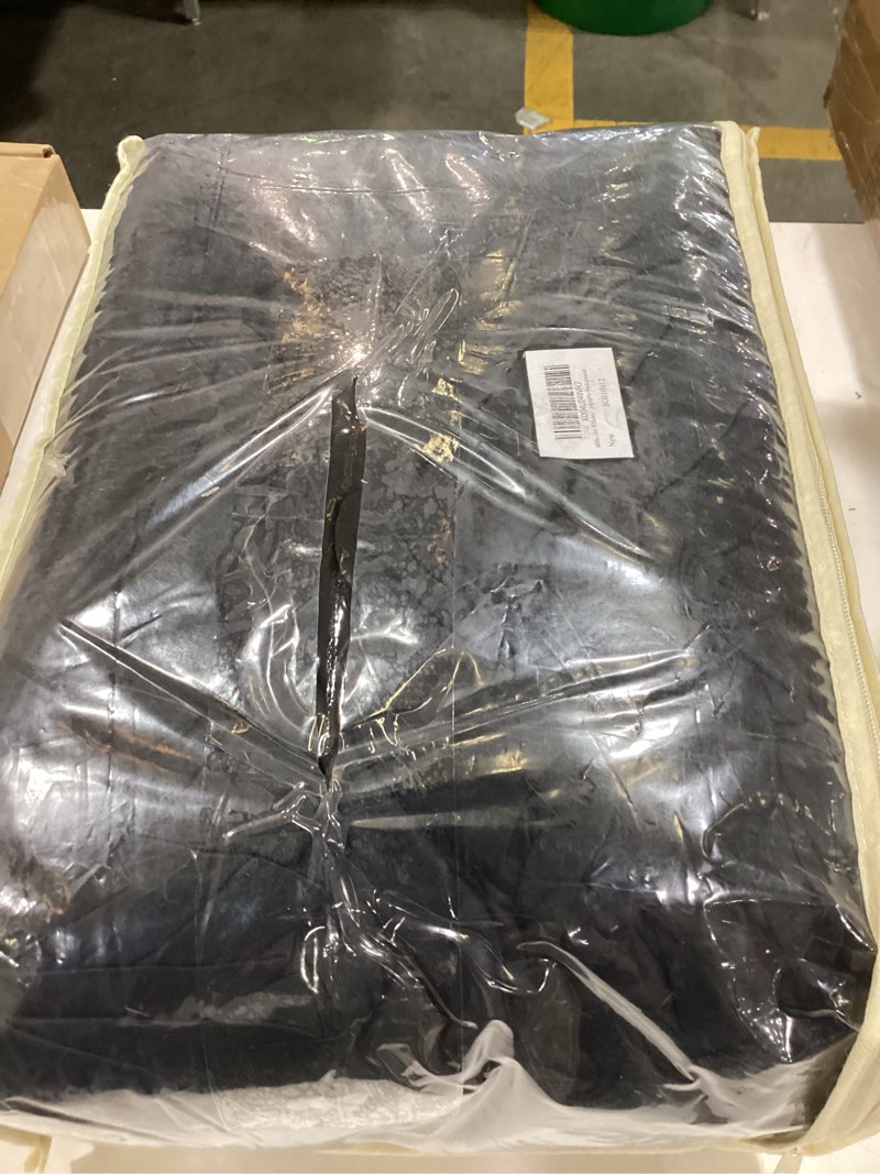 Condition photo showing Good Condition for 60ftx10ft wrinkle free black backdrop curtains for parties, silky polyester photo backdrop drapes 12 panels 5x10ft back drop cloth for wedding birthday baby shower photography background 60ftx10ft black