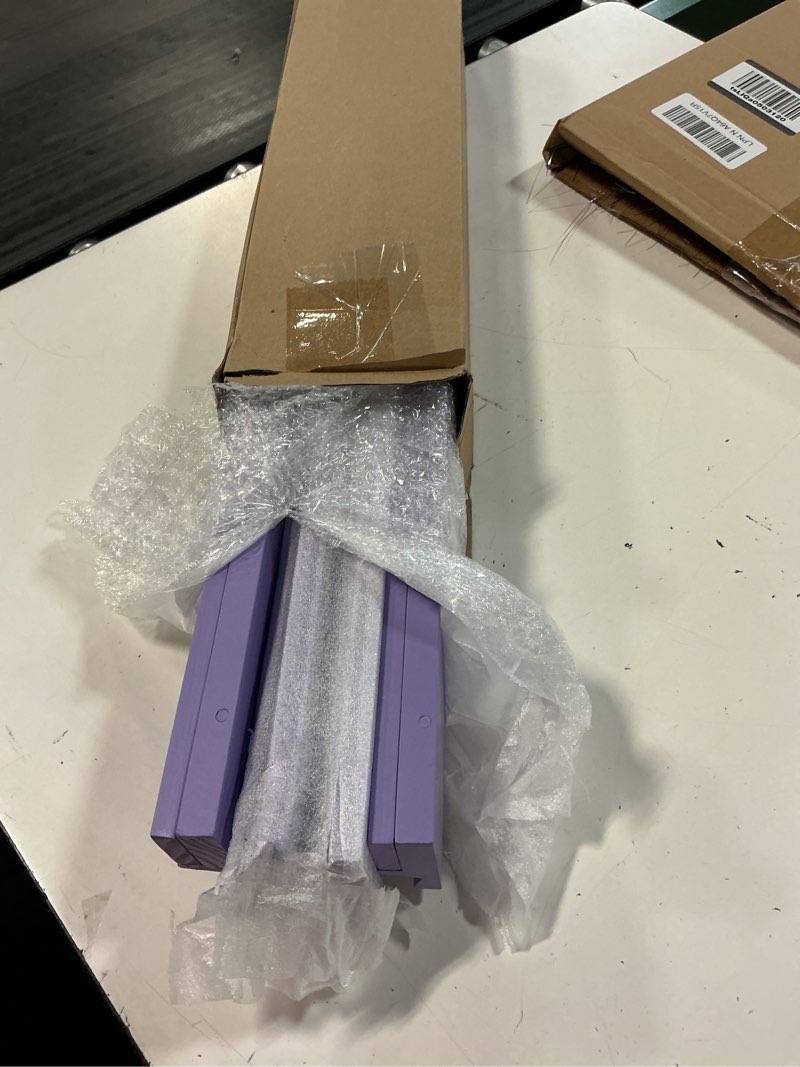 Condition photo showing Good Condition for leinuosen wooden mahjong racks with pushers 4 set magnet american mahjong tile rack and magnetically attached pushers painted tile holders for players gift family night(purple)