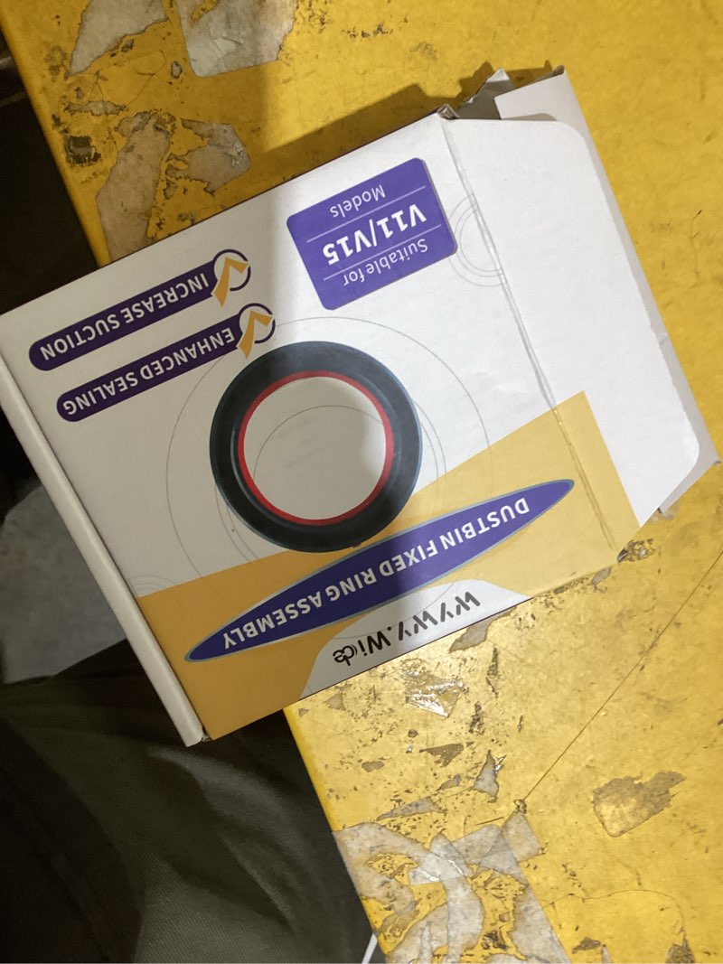 Condition photo showing As Is for dust bin top fixed sealing ring compatible with dyson v11 v15 sv14 sv15 sv22 vacuum cleaner dust bucket/dirt cup replacement parts, vacuum cleaner repair accessories for v11 v15 sv14 sv15 sv22