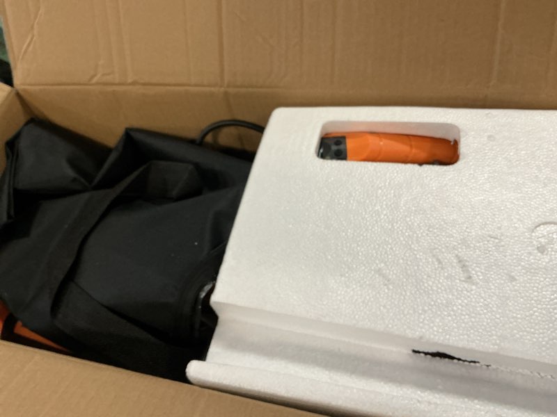 Condition photo showing As Is for Drywall Sander with Vacuum Dust Collector, LED Light, 9 Variable Speed, Collapsible & Extendable Handle, Popcorn Ceiling Removal Tool, Drywall Sander with Vacuum for Wall Texture Elimination