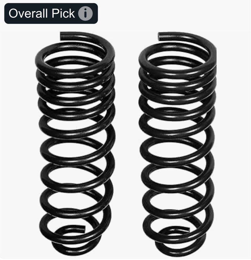 Gleyi 929-928 1”-1.5”Lift Rear Heavy Duty Coil Springs Compatible with 2009-2018 Ram 1500 2WD 4WD, P