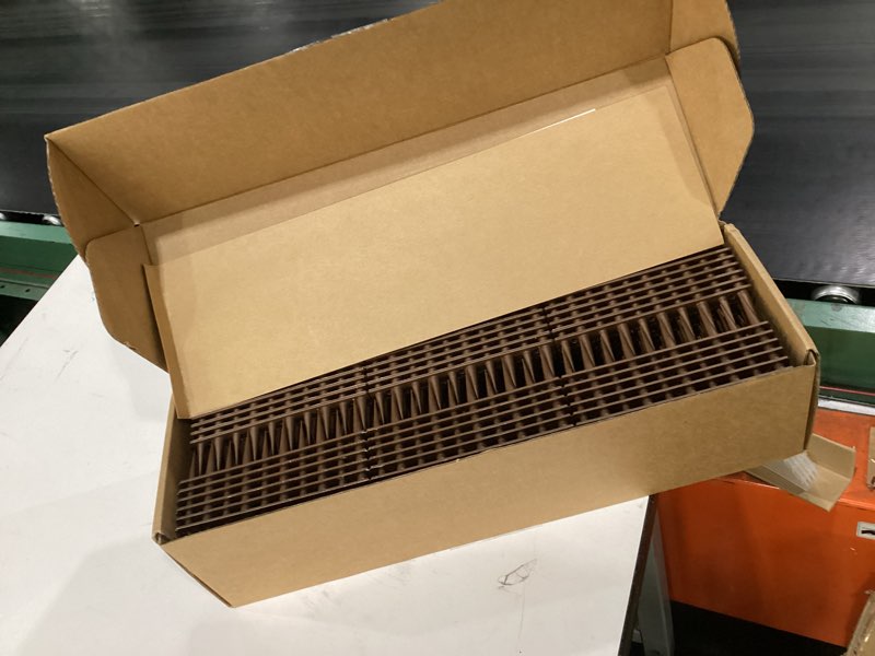 Condition photo showing Good Condition for bird spikes, 24 pack, 33.5 ft total coverage, outdoor bird deterrent for pigeons and small birds, helps keep cats and squirrels away, plastic spikes for fences, railings and roofs, brown brown 24 pack
