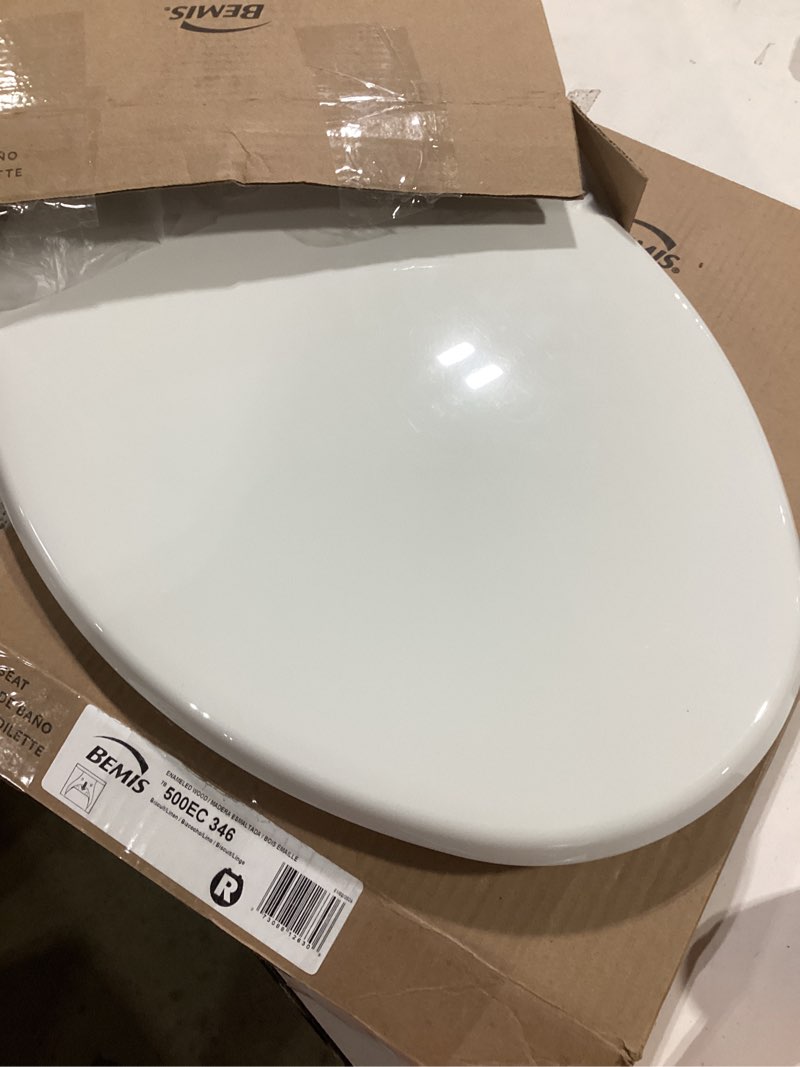 Condition photo showing Good Condition for bemis 7300slec slow close toilet seat, easy clean hinges and durable plastic seat, made in usa, elongated, white
