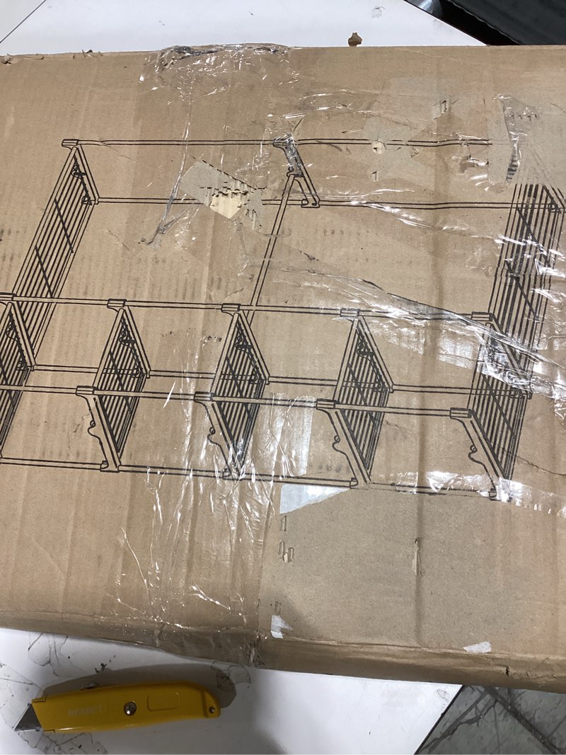 Condition photo showing New/Like New for Whitmor Modern Industrial Freestanding Closet Organizer Silver