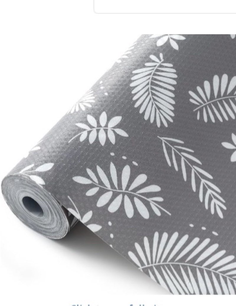 cooyes shelf liners for kitchen cabinets waterproof & oil-proof kitchen cupboard mats non-slip drawe