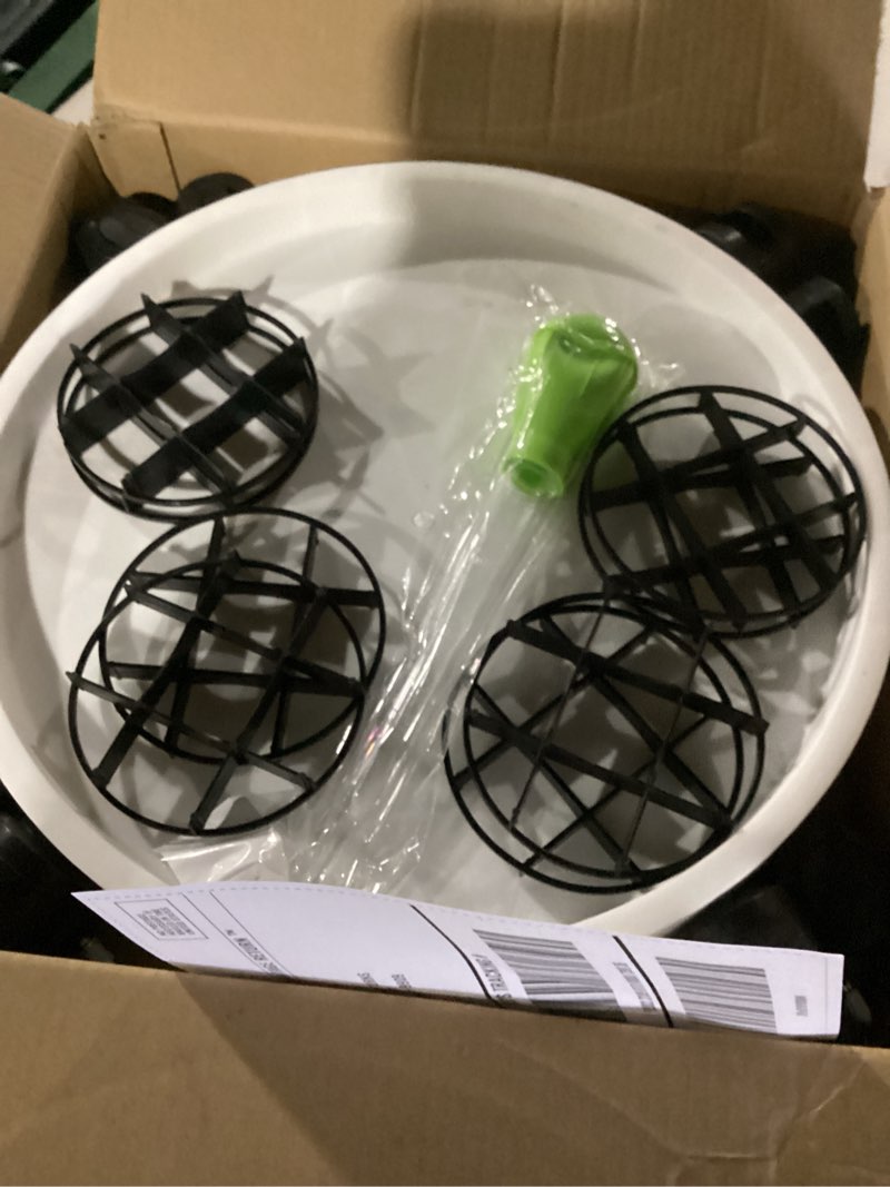 Condition photo showing Good Condition for 2Pack 15.7'' Large Plant Stand with Wheels, Plant Stand Dolly for Heavy Planter,Wheeled Planter Saucer Tray,Rolling plant stand,Heavy-Duty Plant Caddy with Casters for Indoor and Outdoor(White) White 15.7 inch