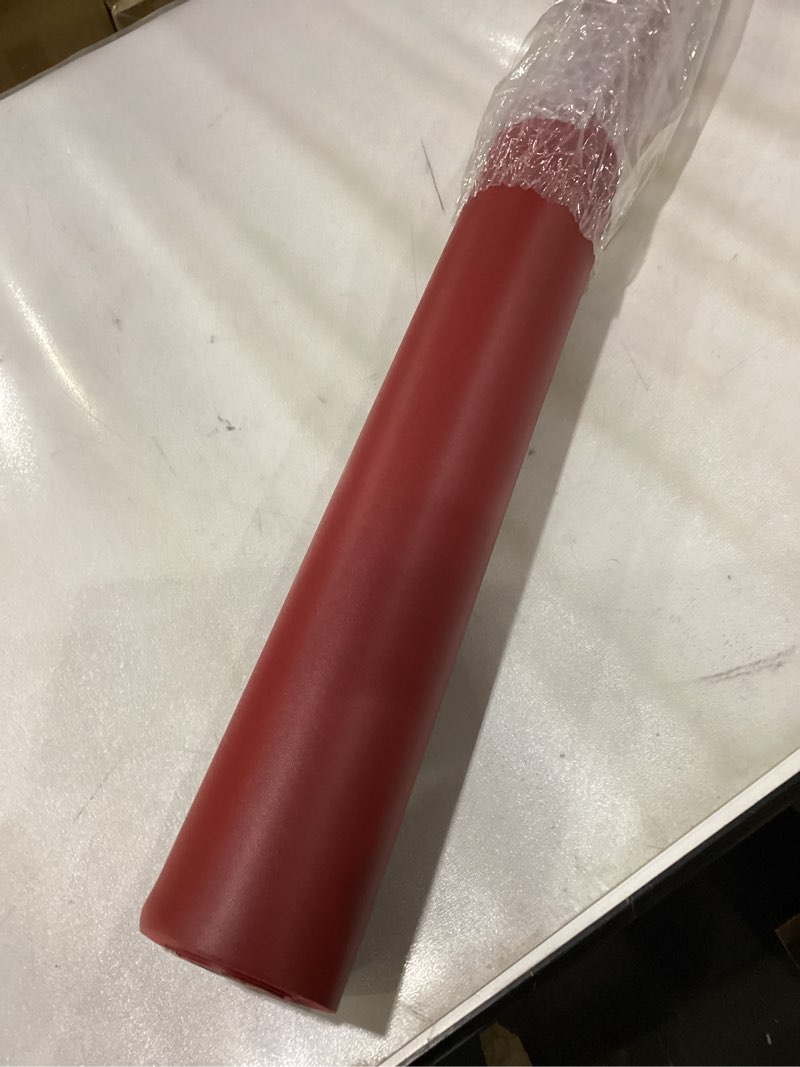 Condition photo showing New/Like New for Leather Table Pad,1.8mm Thick,40x72 Inch,Dining Table Pad,Table Pads for Dining Room Table Rectangular,Table Protector for Dining Room Table,Dining Table Cover(Black+Wine Red,40x72) Black+wine Red 40×72inch