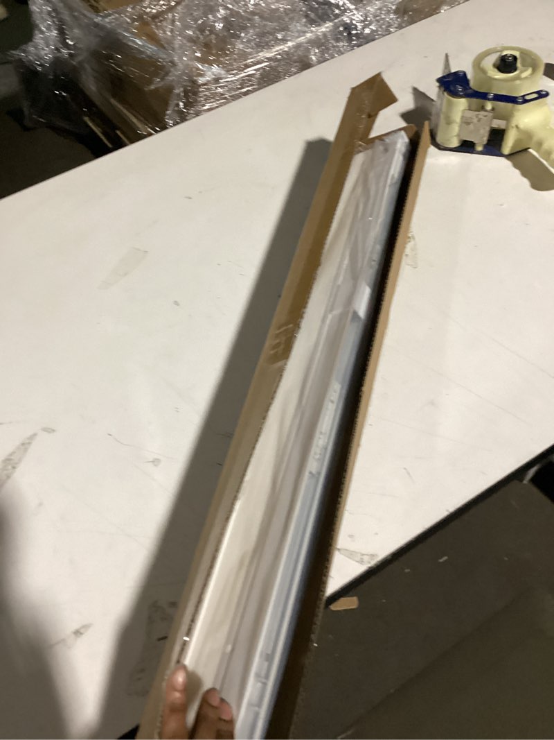Condition photo showing As Is for Lazblinds Upgraded Magnetic Top Down Bottom Up (TDBU) Honeycomb Blinds, No Drill No Tools Easy Install Cordless Cellular Shades for Windows 36" W x 64" H, White - Light Filtering White - Light Filtering 36"W x 64"H