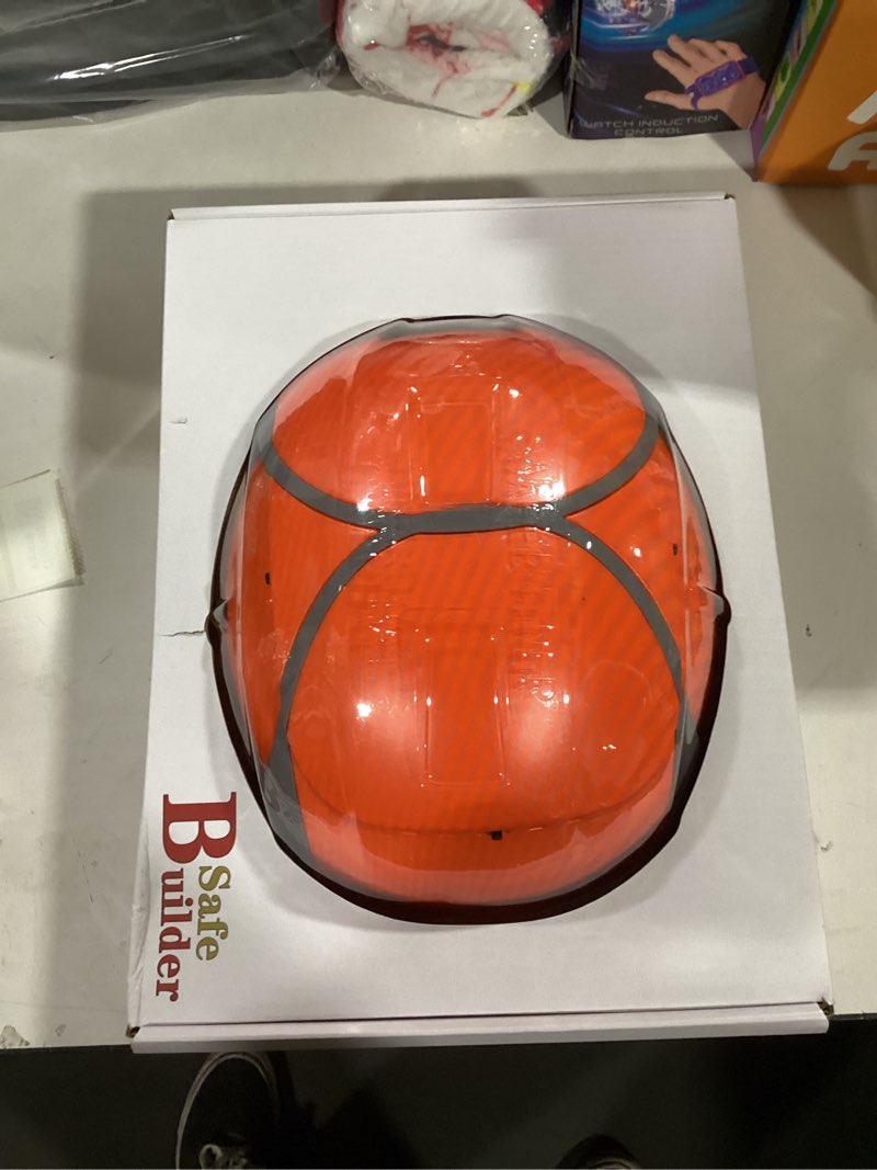 Condition photo showing New/Like New for H1X Construction Safety Helmet with Headlight Hard Hat Headlamp Adjustable Ventilation Hardhats Certificate ANSI/ISEA Z89.1 H1X Matte Orange+05L Light