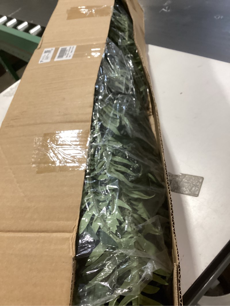 Condition photo showing Good Condition for dkaltm artificial boston fern bush- set of 2 large artificial ferns for outdoors, 45inch large faux ferns, suitable for office & living room decor, 55branches for each bouquet