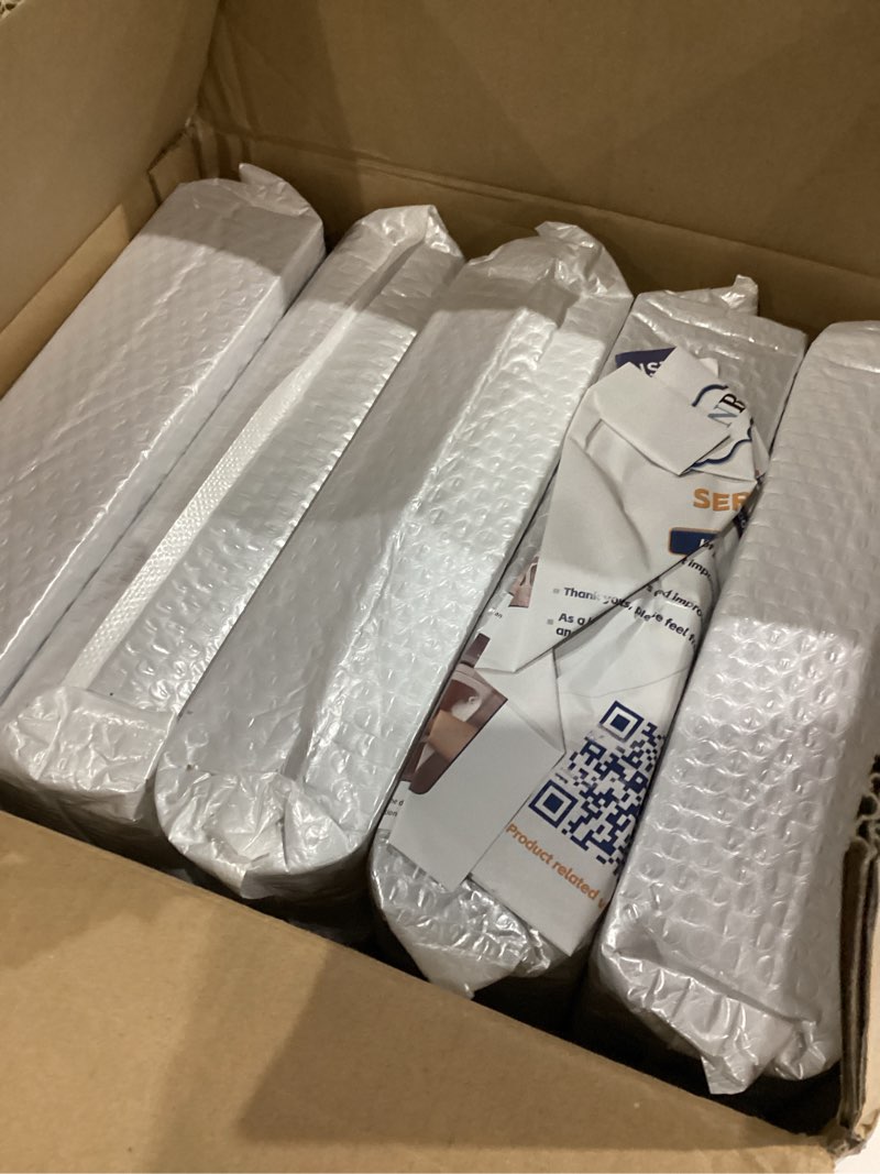 Condition photo showing New/Like New for KHNR 5-Tiers Slim Bathroom Storage Cabinet, Foldable Storage Cabinets,Narrow Bathroom Storage,Movable Bathroom Storage Organizer for Small Spaces,Bathroom,Kitchen,Laundry,Black Black 5-Tiers