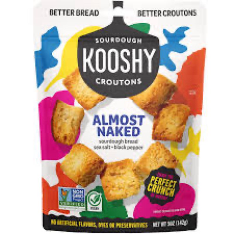 X004JYNJB1 Kooshy Croutons - Almost Naked Depresoup and More, 302 Pouch expires: 09-02-2025