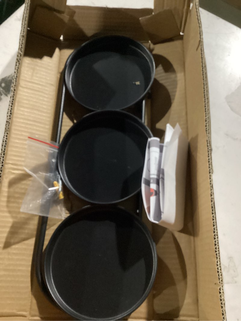 Condition photo showing Good Condition for wall planters for indoor plants, mounted holder shelf, metal plant wall hanger, decorative plant shelf for indoor wall decor (3 pack)