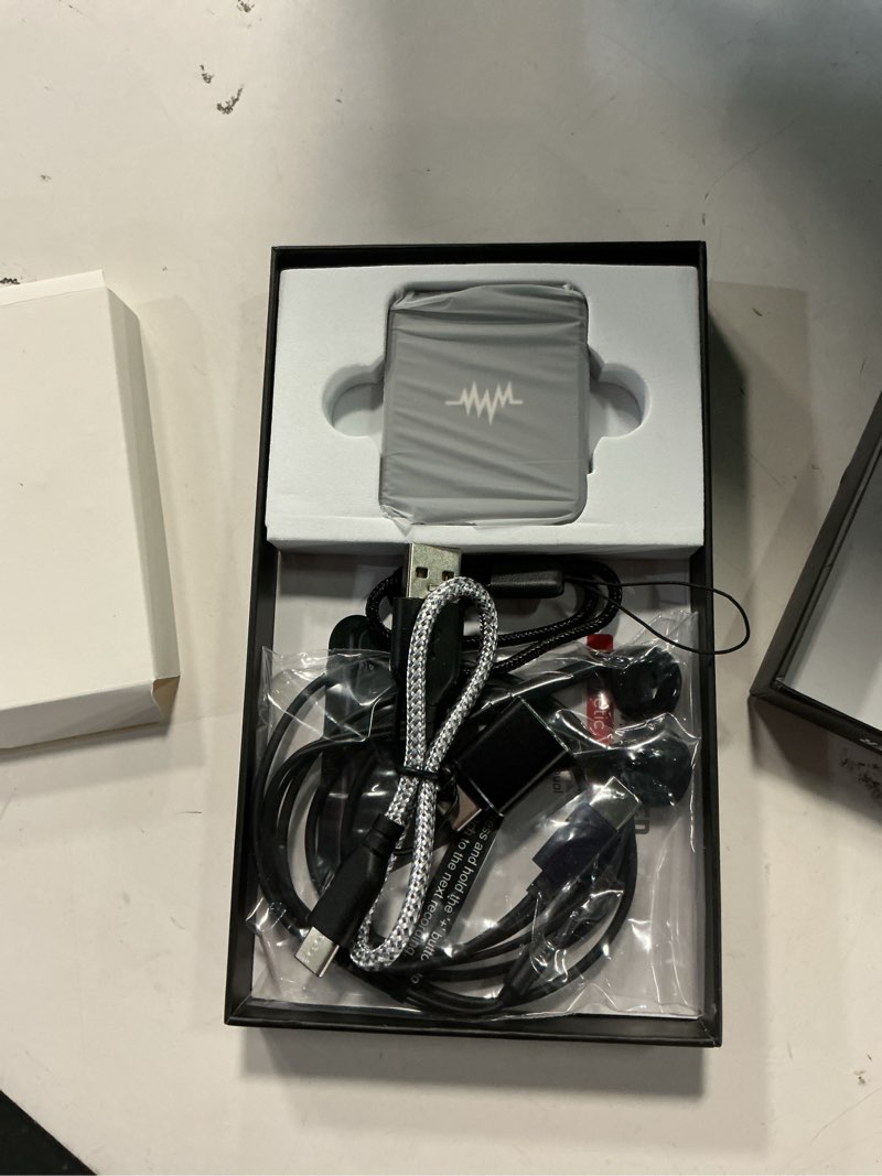Condition photo showing Good Condition for 128g (9800 hour) voice activated recorder, double-sided magnetic voice recorder with playback, audio recorder with ai-intelligent noise reduction, 70h continuous for lectures, meetings black