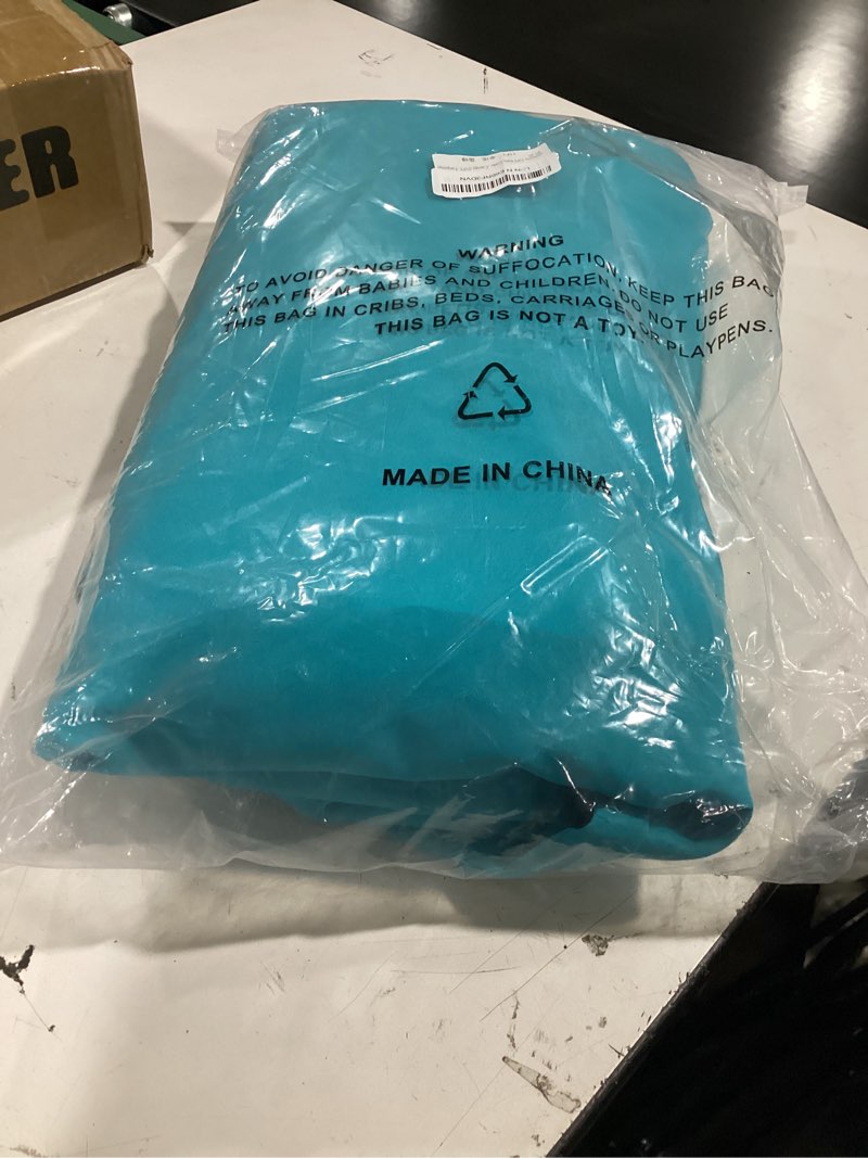 Condition photo showing Good Condition for ontheway 11ft patio umbrella enhanced replacement canopy market table 8 ribs umbrella canopy turquoise 11ft