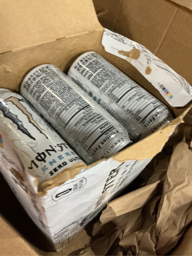 Condition photo showing Good Condition for ((it doesn’t have an expiration date ))monster energy zero ultra, sugar free energy drink, 16 ounce | pack of 15 zero ultra 16 fl oz (pack of 15)
