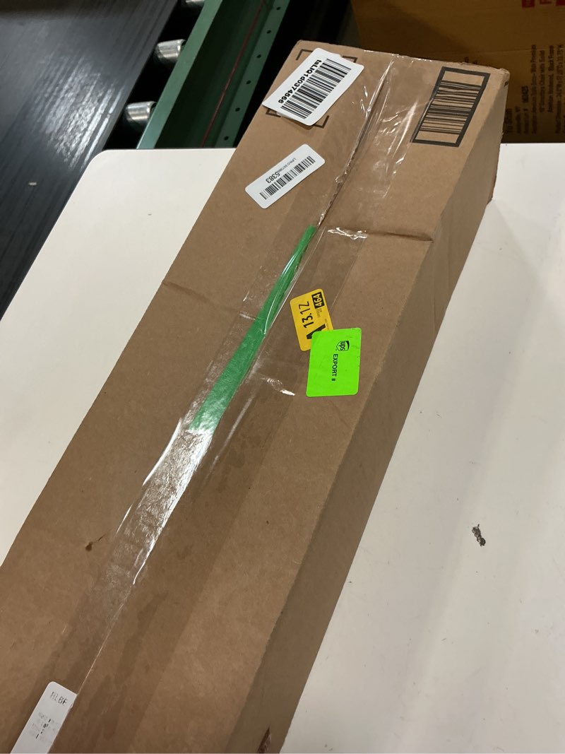 Condition photo showing As Is for 24 inch ceiling fan downrod, 1" diameter white ceiling fan extension rod (no threads),universal down rods for ceiling fans,easy installation 24 inch white
