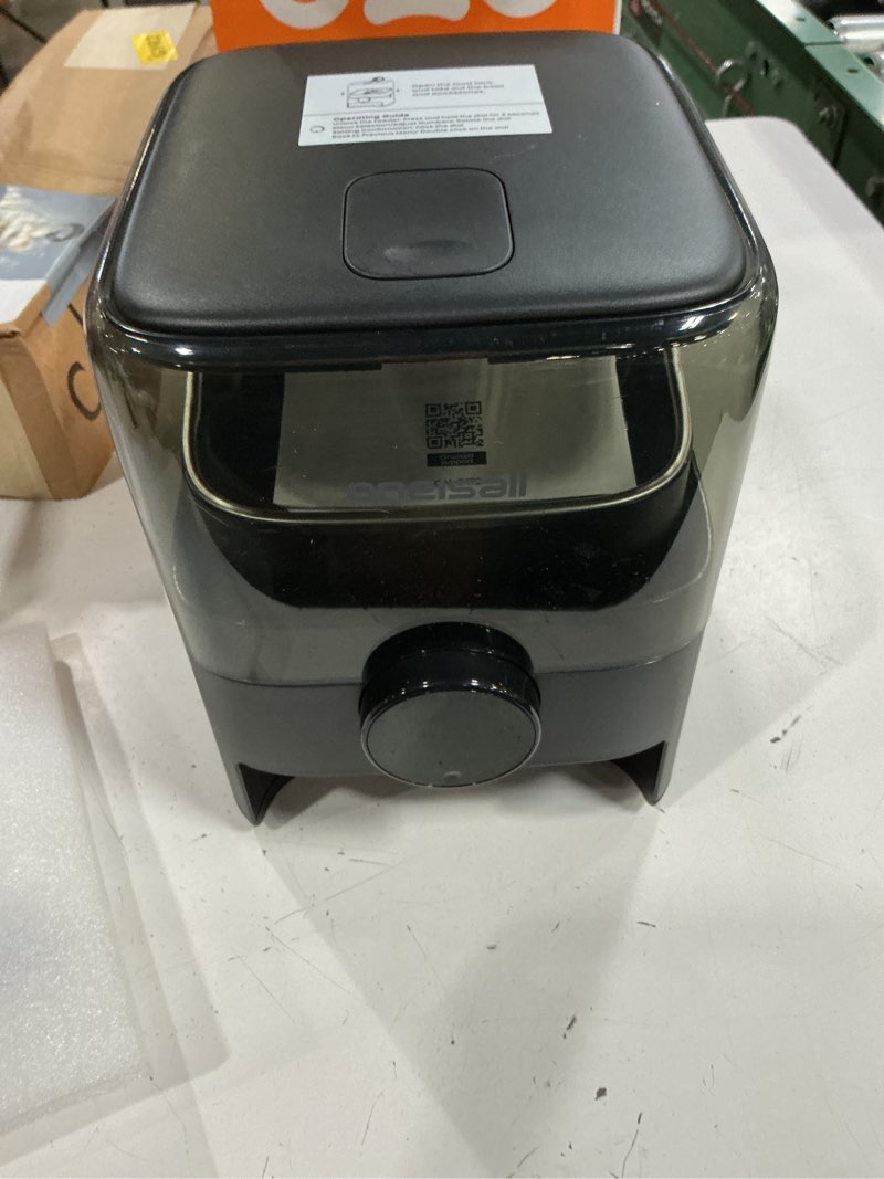 Condition photo showing As Is for oneisall automatic cat feeder, wifi rechargeable 100-day battery operated pet feeder, 12 cups/3l dry food dispenser for large kibble, smart app control (black)