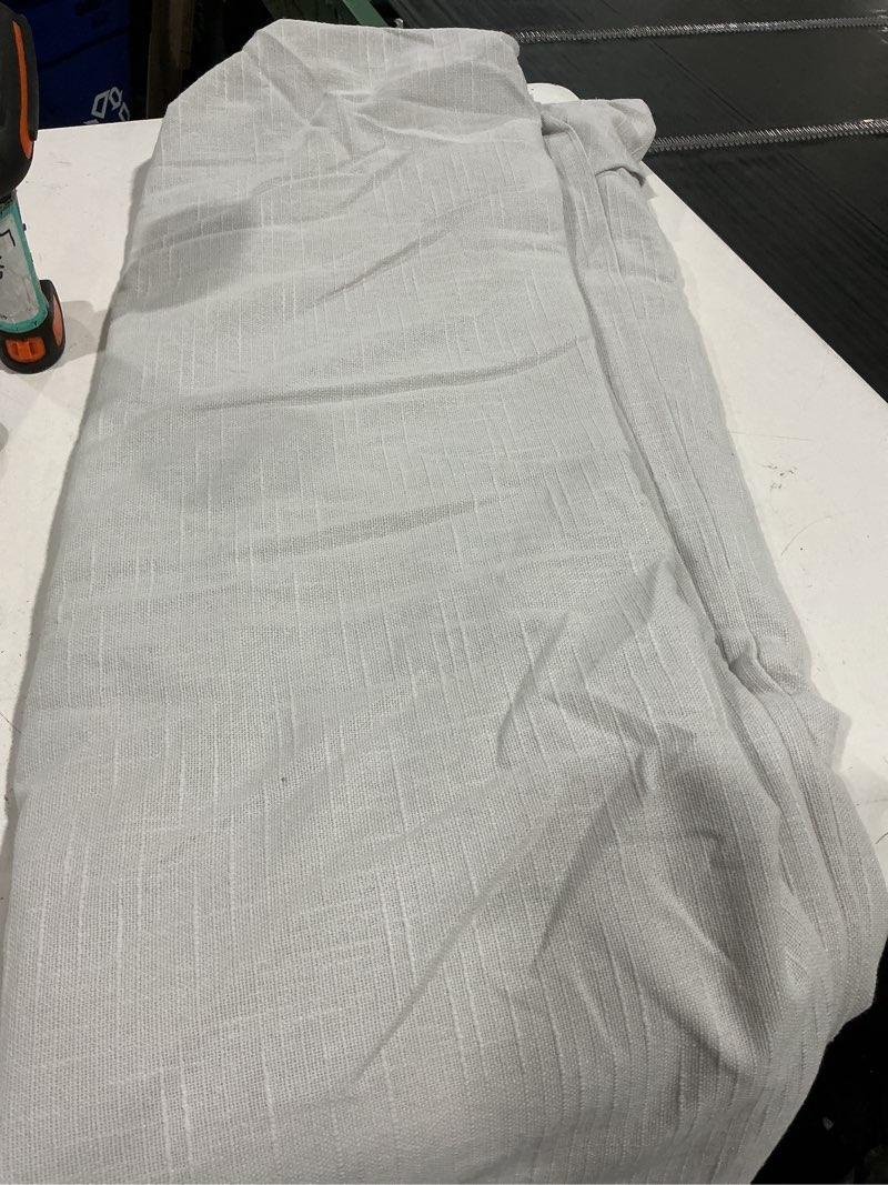 Condition photo showing Good Condition for cotton slub room darkening curtain -  (2 pieces)