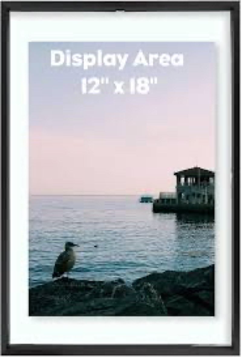 Golden state art 12x18 LUMINIUM picture frame 