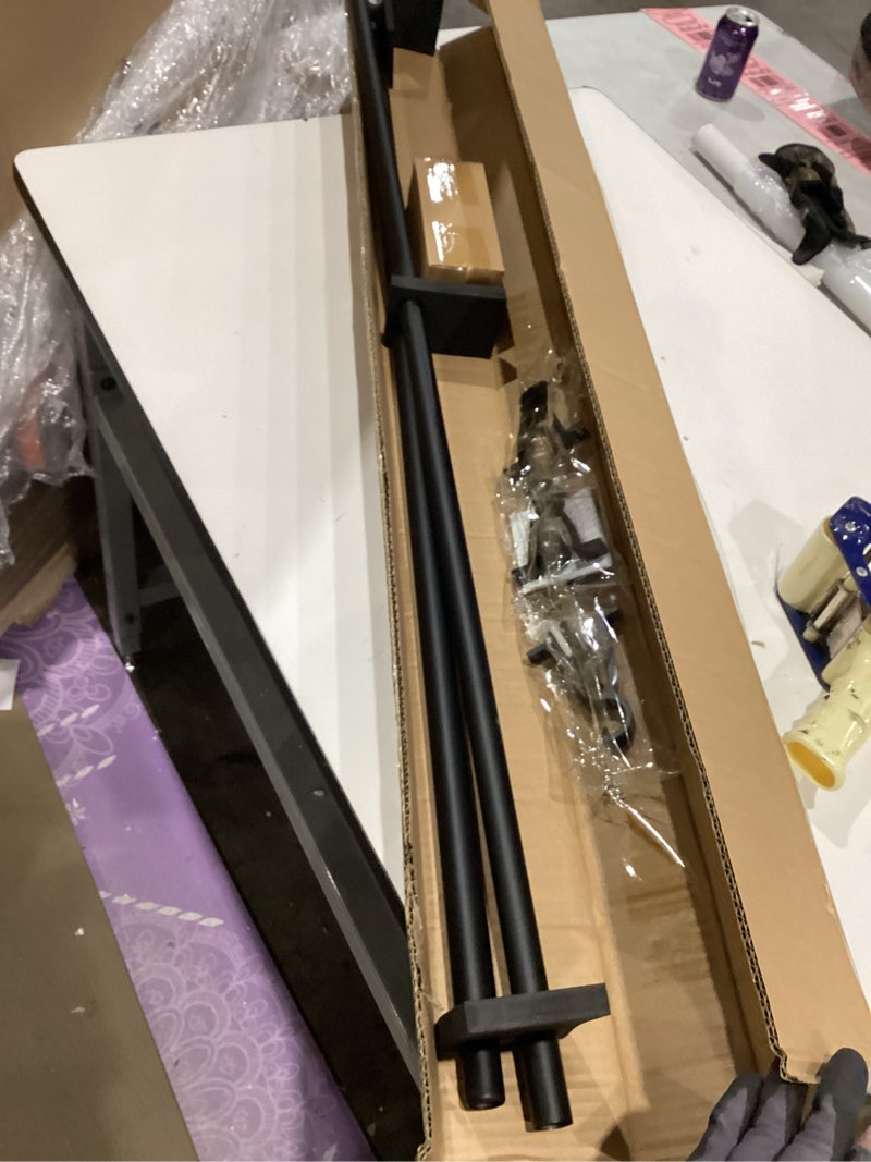 Condition photo showing As Is for similar antique bronze window curtain rods 72to 144 inch, adjustable curtain rod,heavy duty window rods,thicken sturdy drapery rods,single telescopingsimilar  similardecorative curtain rod for window 72-144\\\\\\\" antique bronze