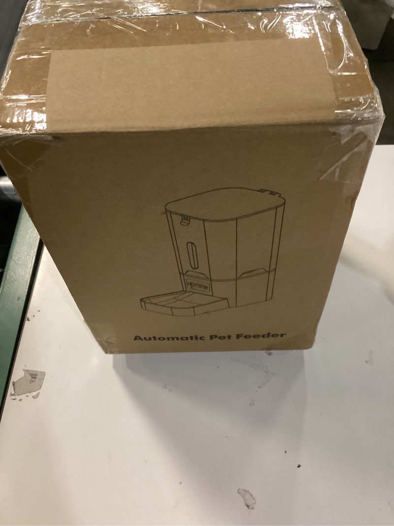 Condition photo showing New/Like New for tym automatic cat feeder, 7l timed dry food dispenser, app control auto feeder for cats and dogs, programmable portion size, large capacity cat feeder automatic (wifi is not required)