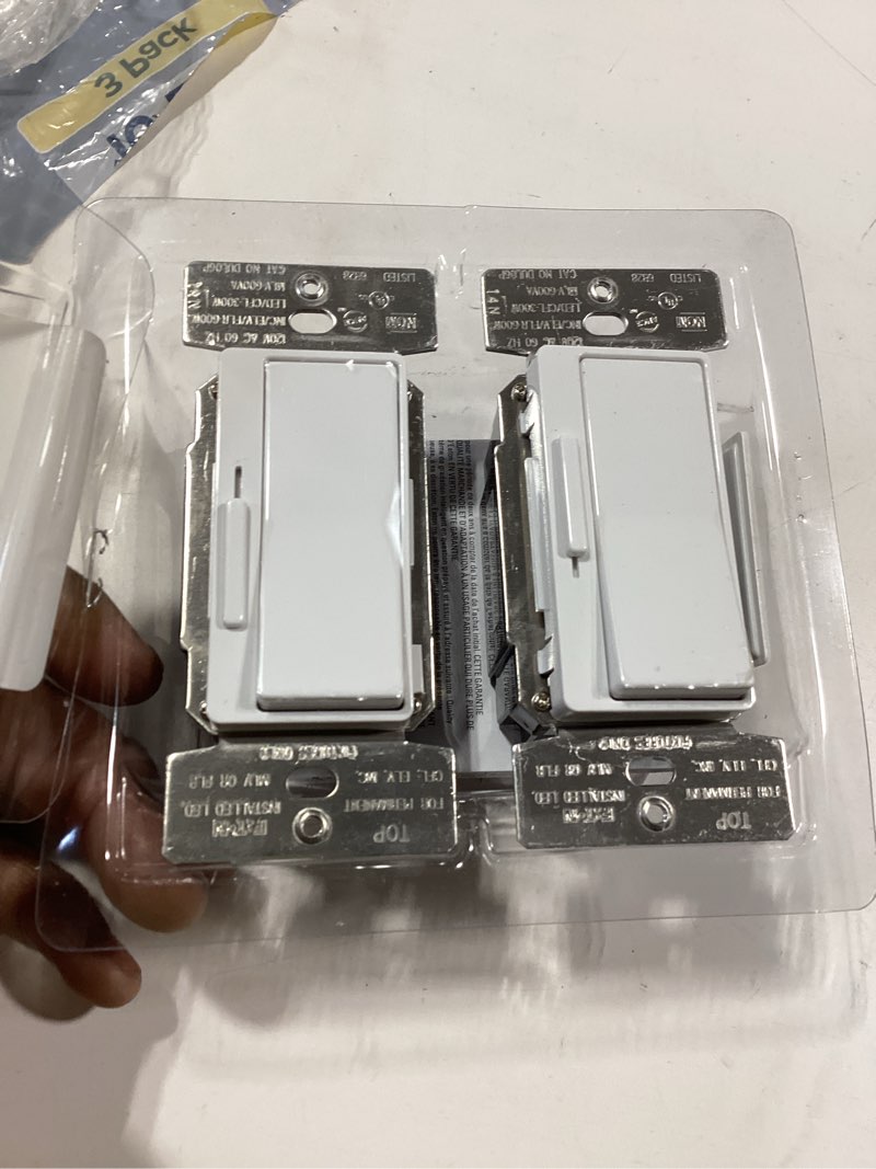 Condition photo showing Good Condition for lutron caseta smart lighting diva smart dimmer multi-location smart compatible led illuminated