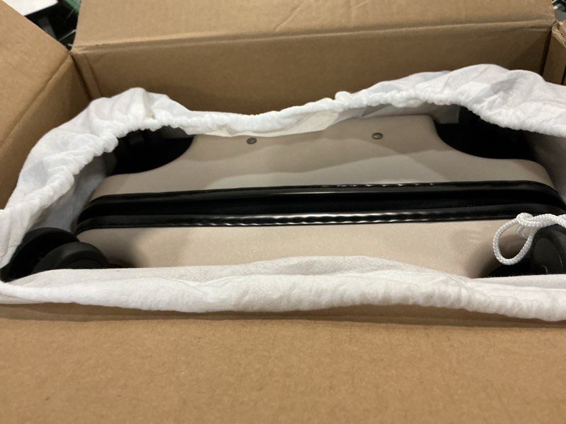 Condition photo showing Good Condition for Small Carry-On Suitcase, Tan