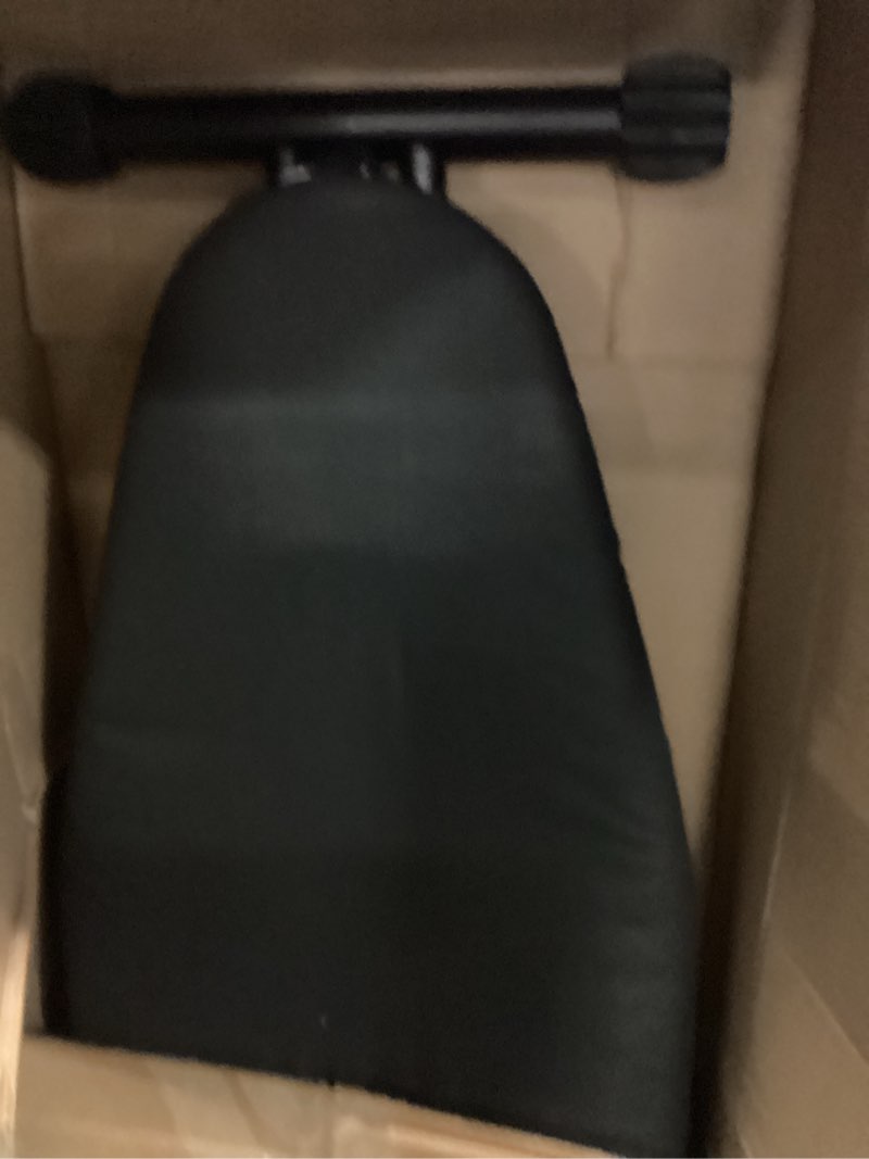 Condition photo showing Good Condition for ironing board full size 54x14, rainhol heavy duty iron board with thick padded cover, height adjustable ironing boards with smart hanger, heat-resistant silicone pad iron rest black 54"l x 14"w