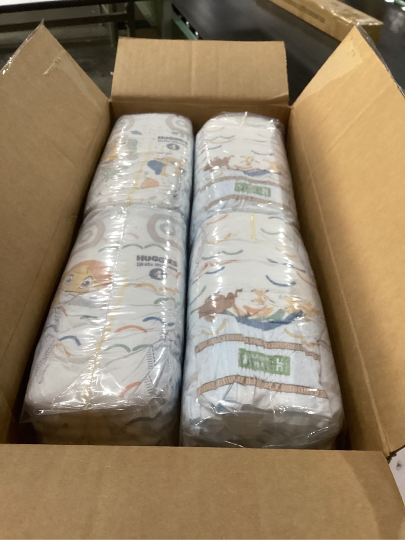 Condition photo showing New/Like New for Huggies Little Movers Baby Disposable Diapers - Size 4 -120ct