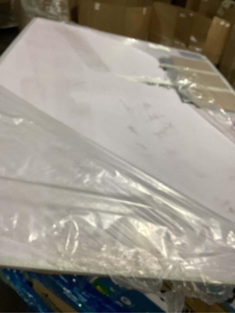 Condition photo showing As Is for viz-pro dry erase board/magnetic whiteboard, 72 x 48 inches, large wall mounted board for school office and home 6' x 4'